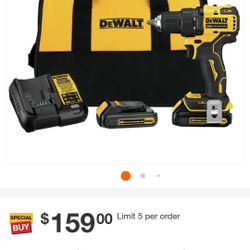 Dewalt Drill 20v