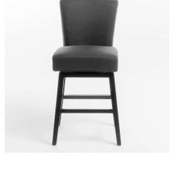 New Heavy Duty Christopher Knight Swivel ,Charcoal Bar Stool