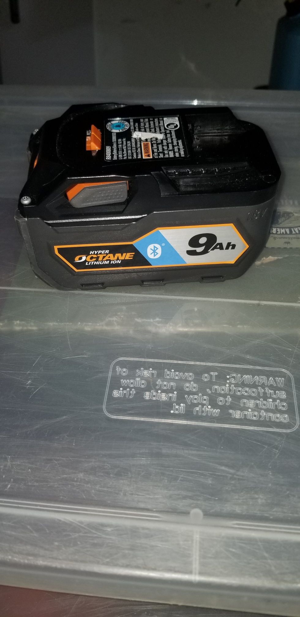 Ridgid 9 hour battery