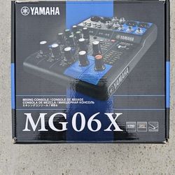 YAMAHA MIXER. MG06X 6 CANALES CON EFECTOS DE VOZ