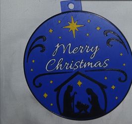 Laser Printed Christmas Ornaments