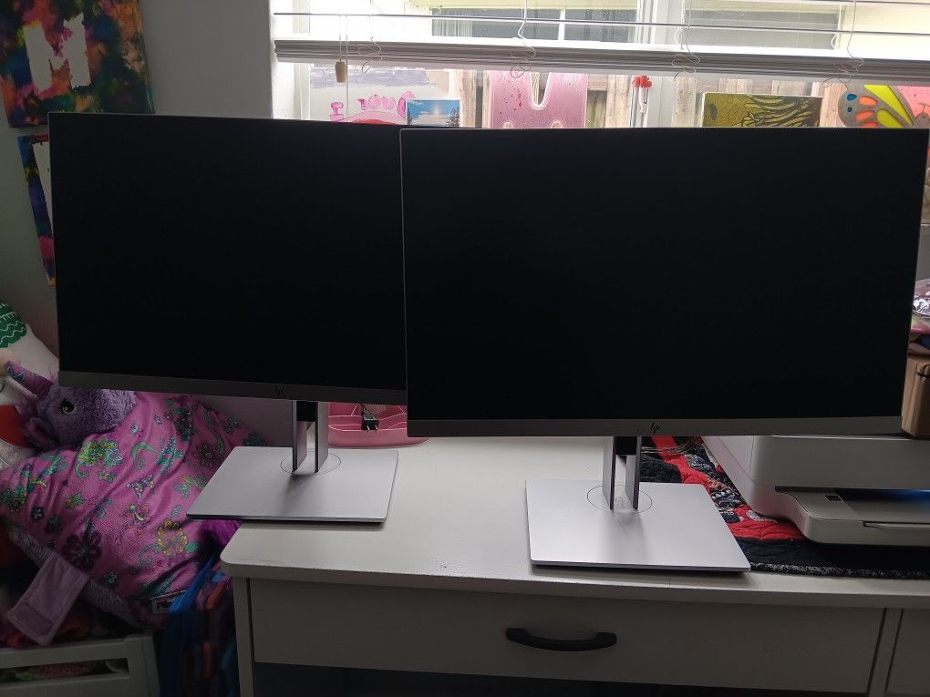 HP Elite E233 Monitors (2 Monitors)