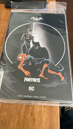 Batman 5 Comic Fortnite Zero Point Sealed , Mustard Cover