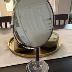 Vanity Mirror In Silver 