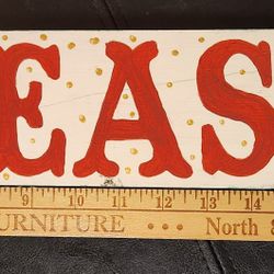 Hand painted Woodsign Tis The Season