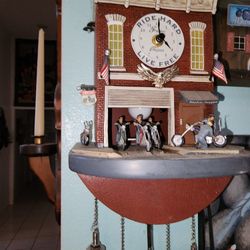 Bradford exchange motorcycle clock