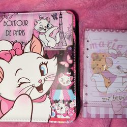 Marie the cat binder and paper set A5