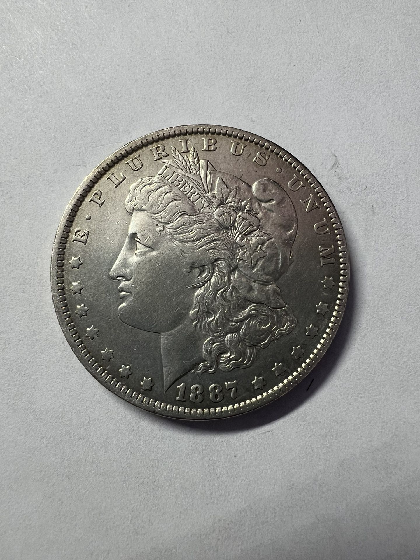 morgan silver dollar 1887- O