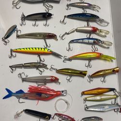 Large Lot Of Salt Water Deep Diving Fishing Lures Rapala for Sale in Boca  Raton, FL - OfferUp