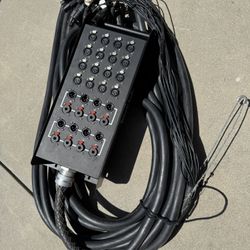 Seismic Audio SAPX Snake+Stage Box