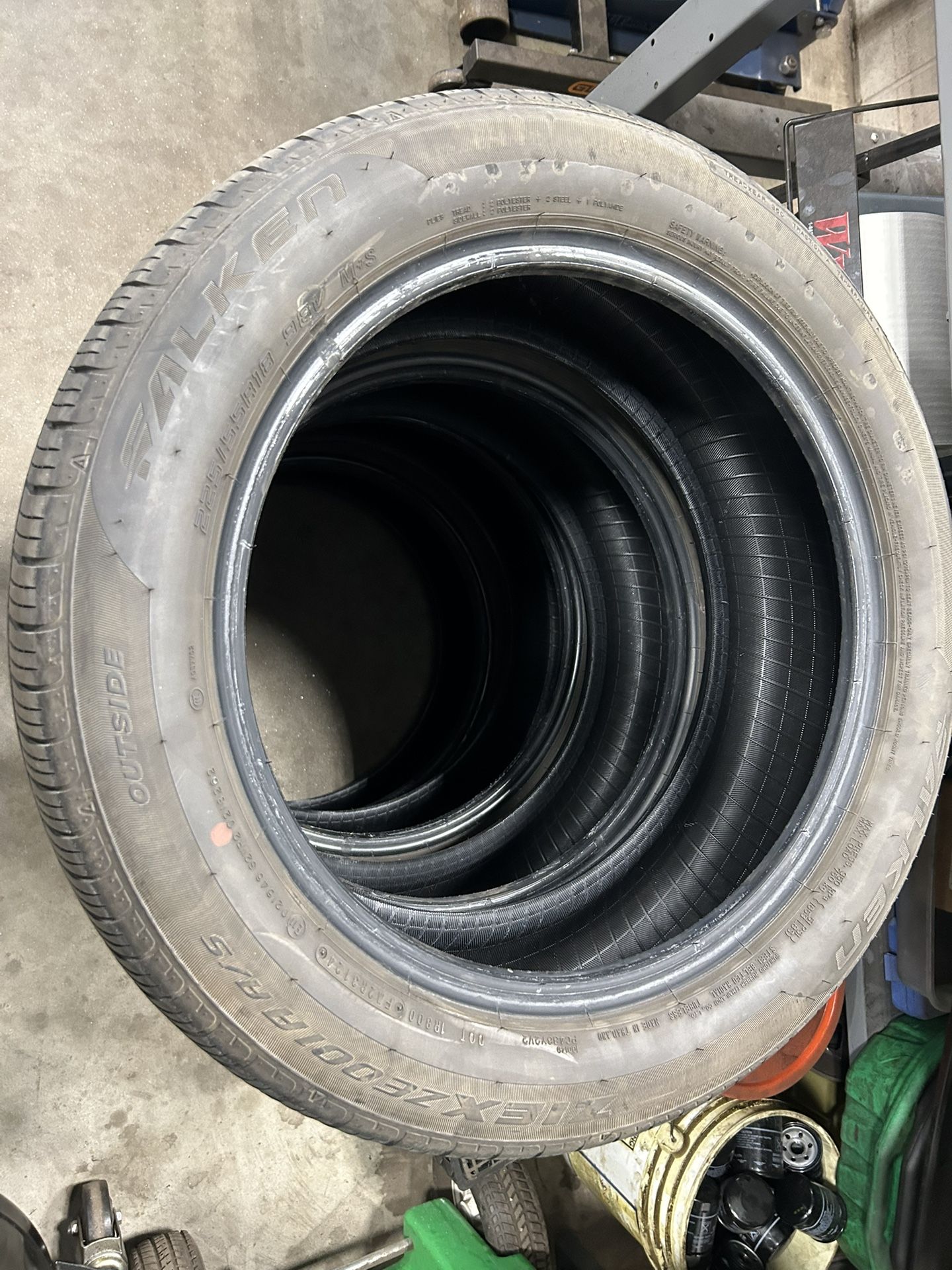 4 tires - FALKEN ZIEX ZE001A A/S 225/55R18