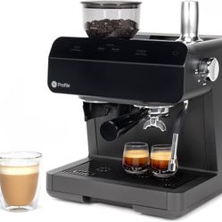 NEW GE Profile™ Semi Automatic Espresso Machine + Frother