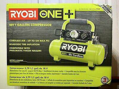 NEW RYOBI P739 18V ONE+ CORDLESS 1 GALLON AIR COMPRESSOR ONLY