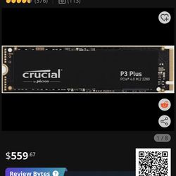 NEW Crucial 4TB M.2 NVME SSD