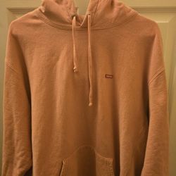 Men's Supreme Small Box Hooded Sweatshirt Size Large