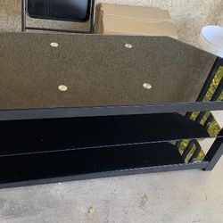 Glass TV Stand
