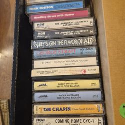 Lot of thirty cassette tapes