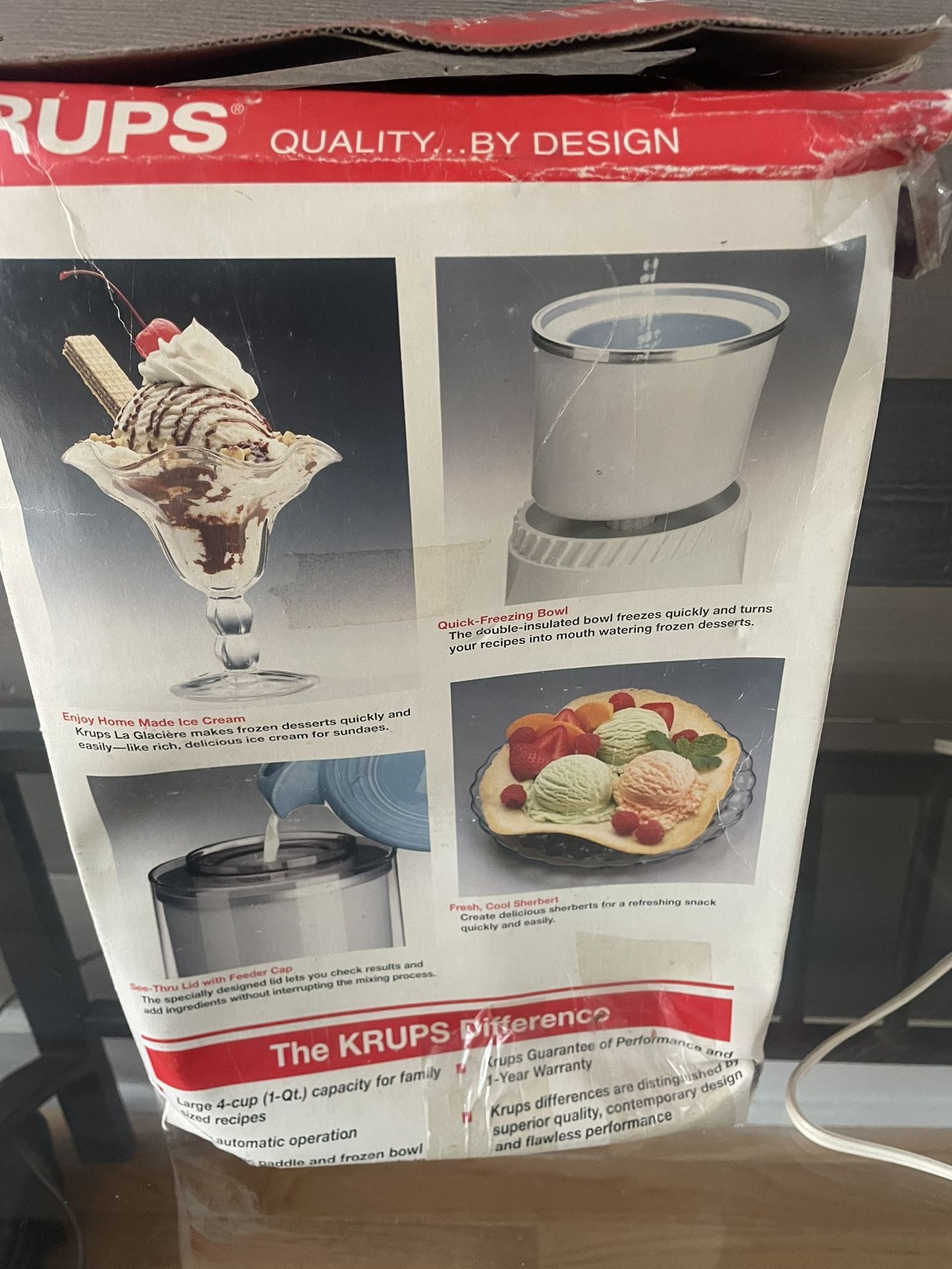 Vintage Krups 337 Automatic Ice Cream Maker for Sale in Brookfield, IL