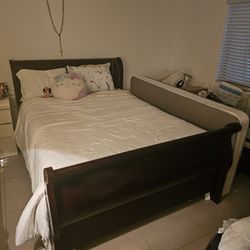 Queen Bed Frame With Mattress