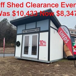 10x12 Studio Tuff Shed Display