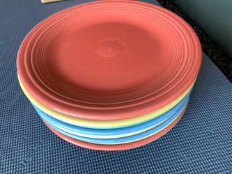 Fiesta Dinner Plates - 9 total