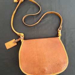 ralph lauren vintage  dry goods women’s leather purse crossbody