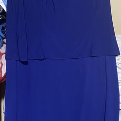 Beautiful blue  Royal dress size 14
