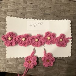 Choker/ Headband & Earrings 