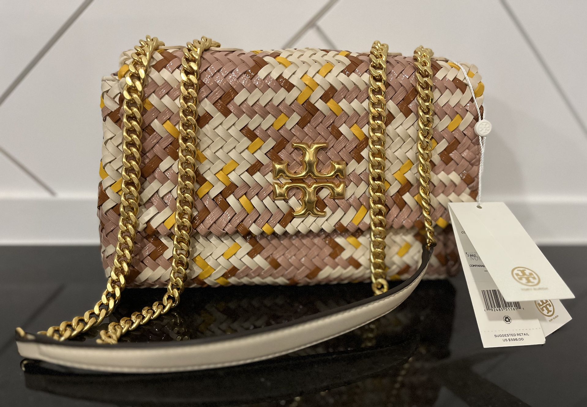 Tory Burch - Kira Woven Small Convertible Shoulder Bag for Sale in Boca  Raton, FL - OfferUp