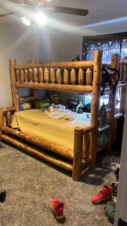 Cabin style bunk bed