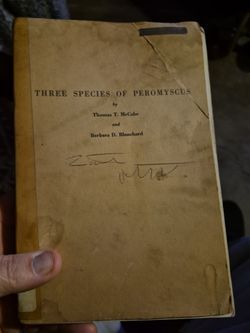 📚 Vintage Scientific Research Book – Three Species of Peromyscus 📚
