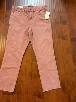 NWT Lauren Ralph Lauren Women’s 12 Premier Straight Ankle Jeans Dusty Rose Pink