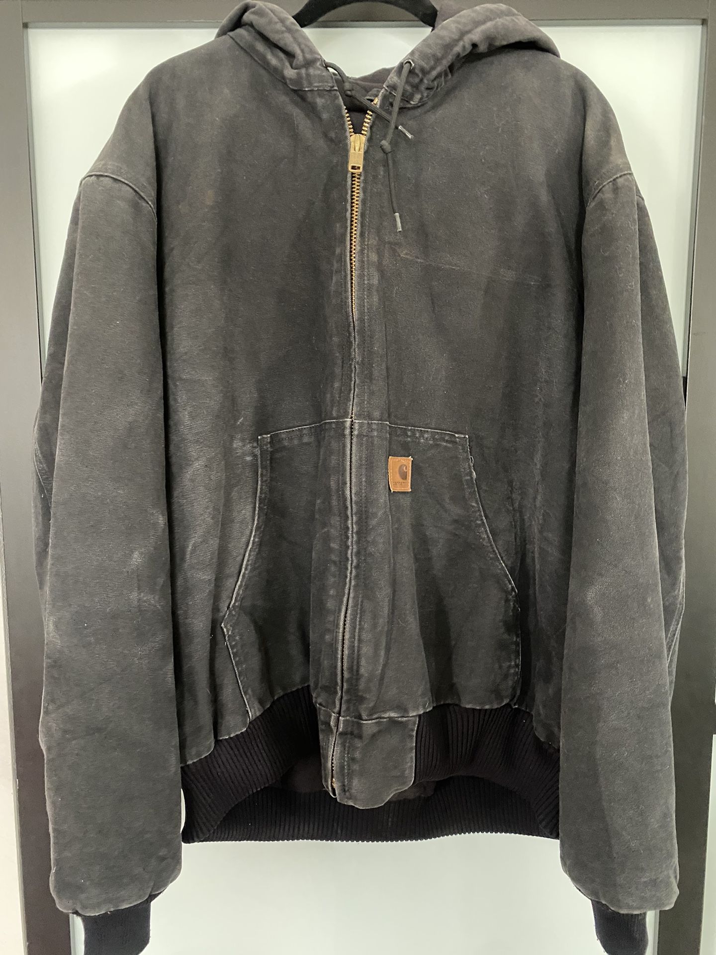 Xl Black Carhartt Work Hoodie J130