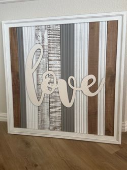 Large Rustic LOVE Wall Decor