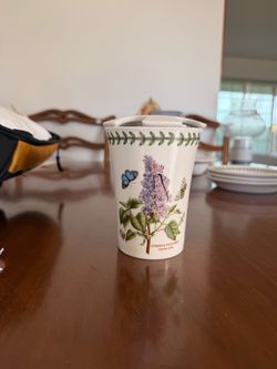Ceramic Coaster with Butterfly Moth Design