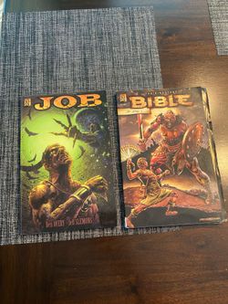 Lot of 2 king stone comics books Job Bible