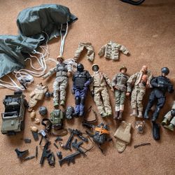 FREE - Army & SWAT Posable Action Figures