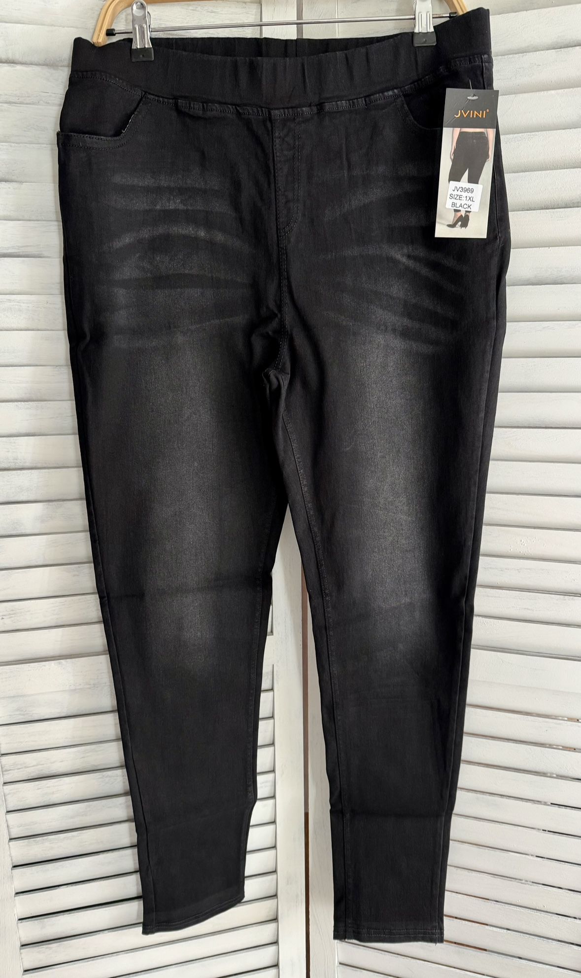 Black Skinny Jeans, 1XL