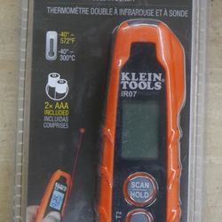 Klein Tools IR07 Dual IR/Probe Thermometer new