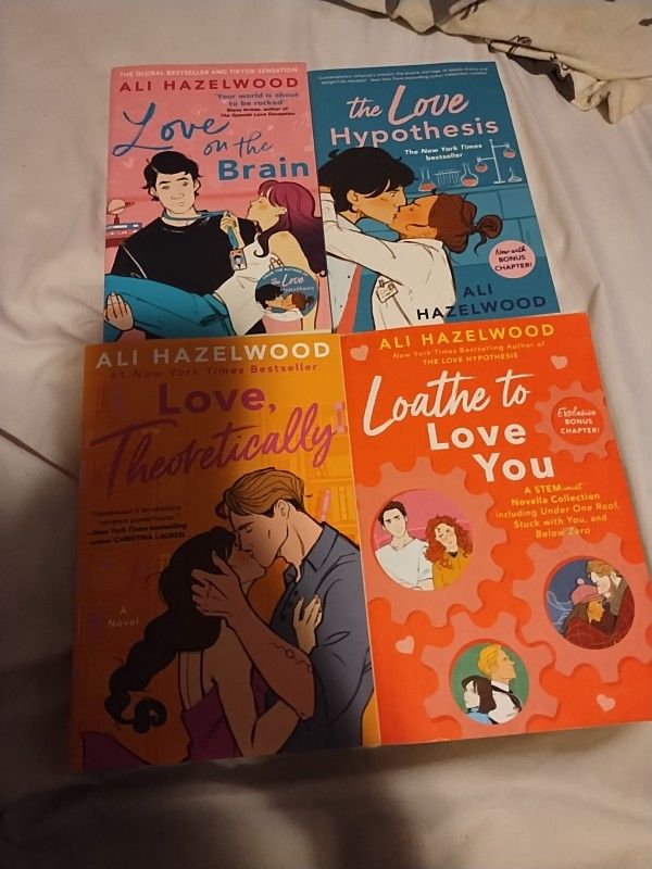 Lot Of 4 (6) Ali Hazelwood Paperback Novels In Good Condition For Collectors