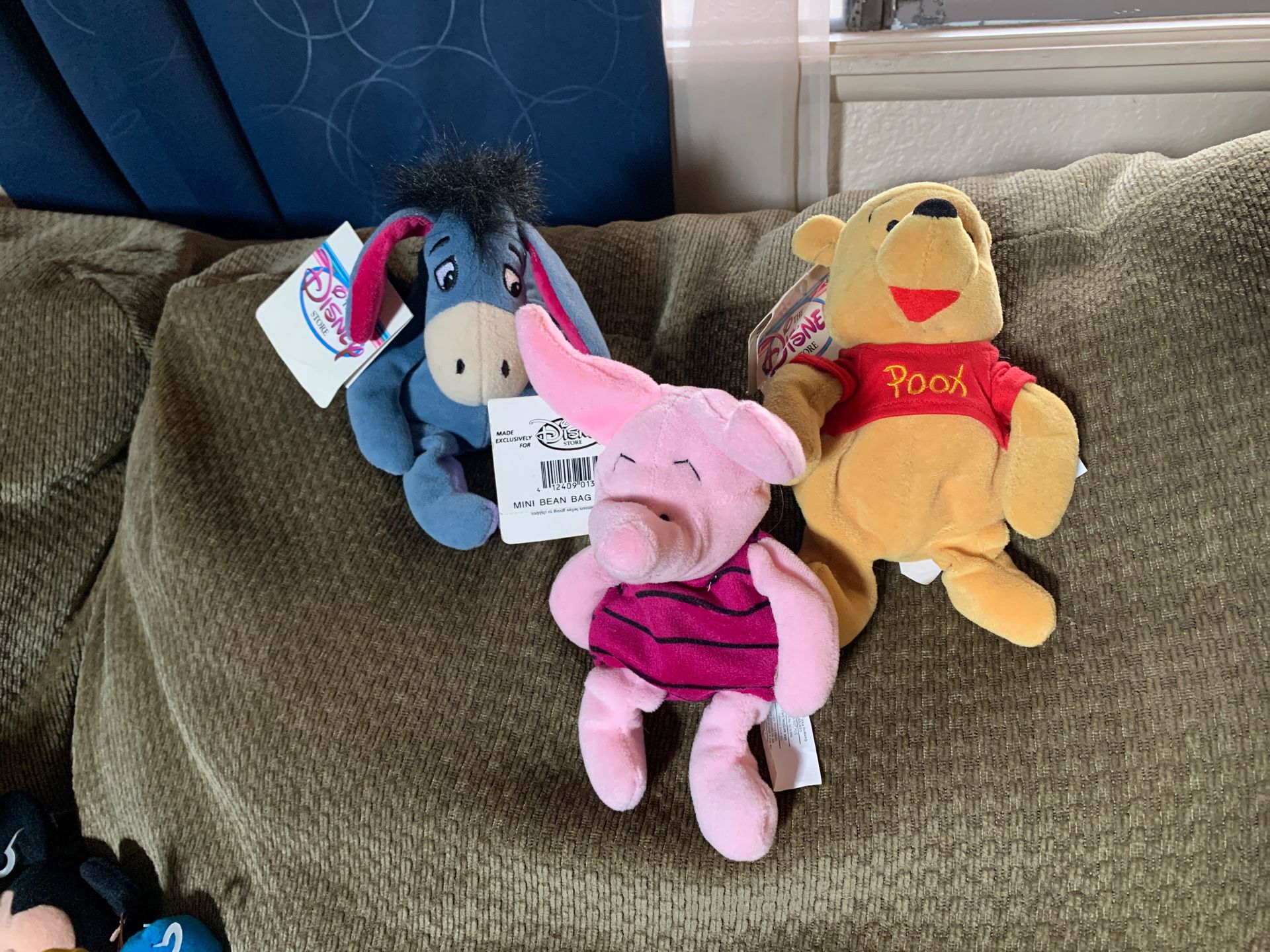 Winnie the Pooh, Eeyore, and Piglet
