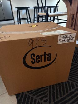 Serta, memory foam mattress topper. 3 inch, Queen