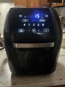 Black Air Fryer chefman with dehydrator