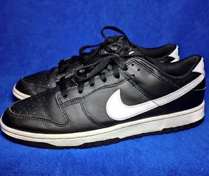 Men's Size 10 Nike Dunk Low Retro Black Panda 2.0