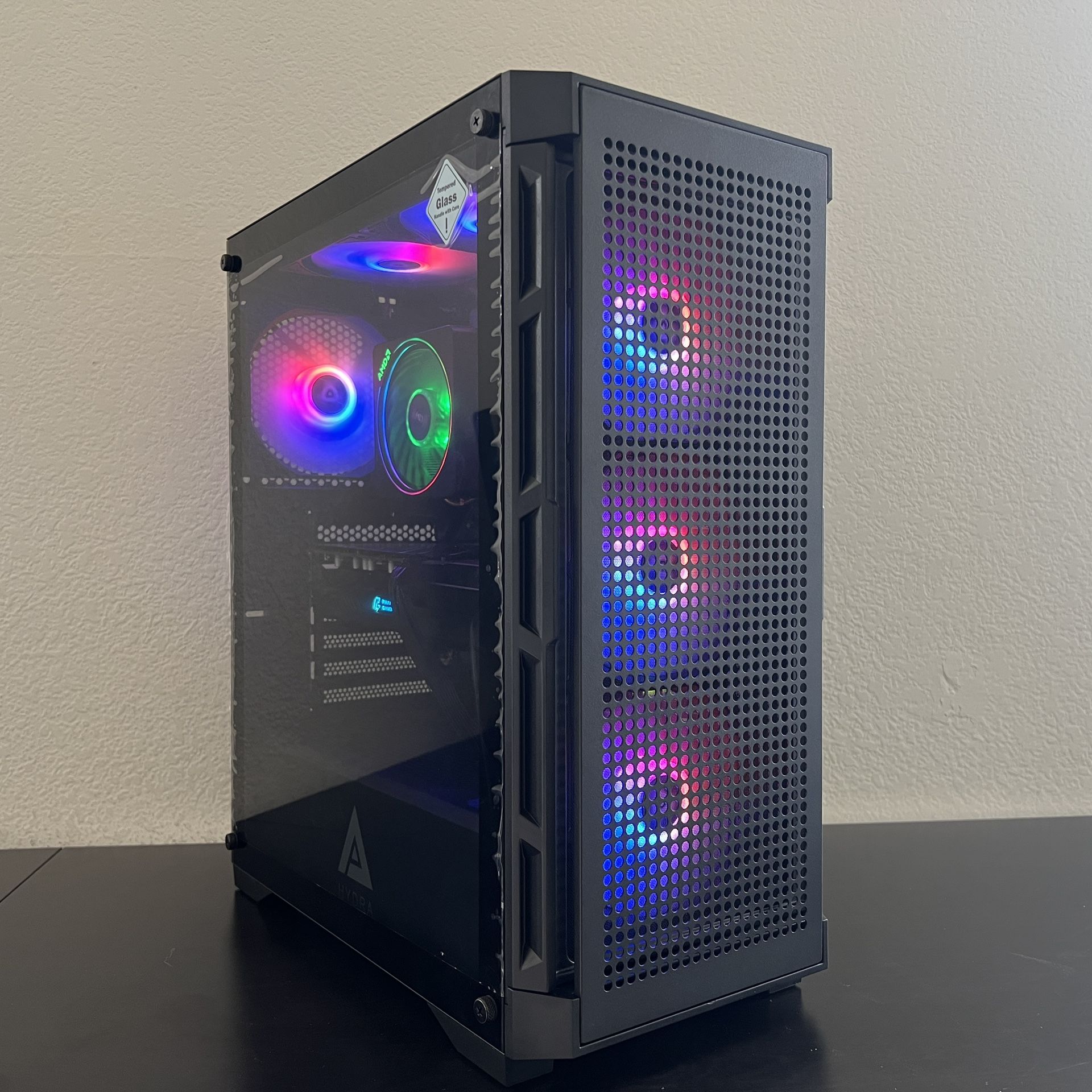 ULTRA FAST Custom Midrange Gaming PC Computer (Ryzen 7 2700X, RX 5600 XT, 32GB RAM, 1TB NVMe + 1TB HDD, WiFi)