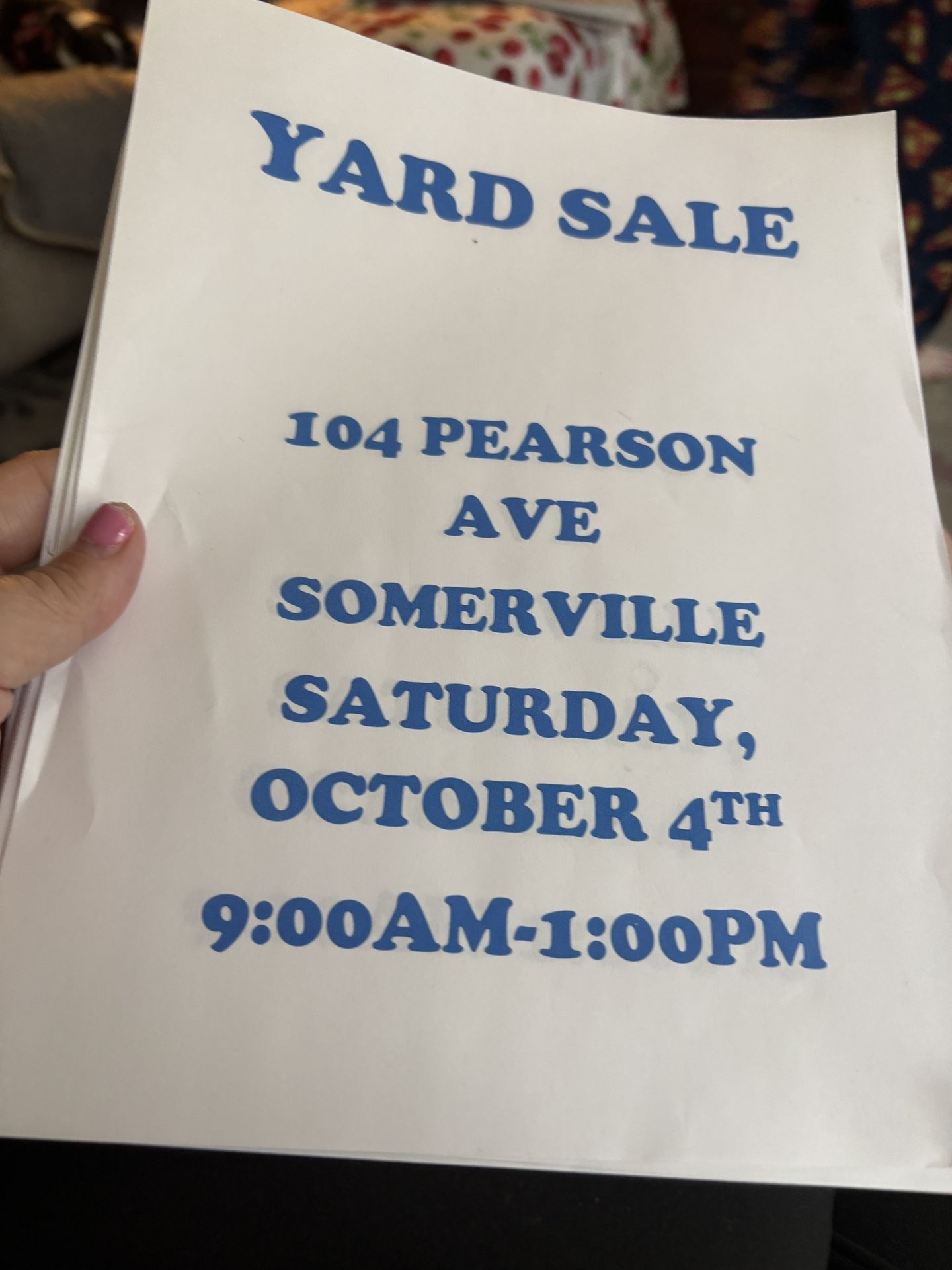 Yard Sale