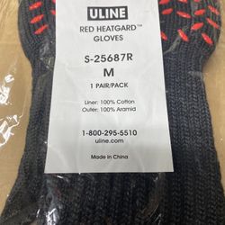 ULINE RED HEATGARD GLOVES