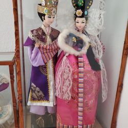 Korean And Japanese Porcelain Doll Figurines From The 1970S Collectibles Authentic