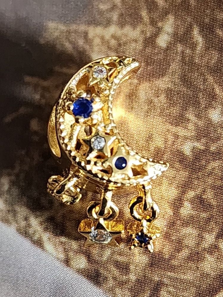 Pandora Golden Moon Charm  Shoes