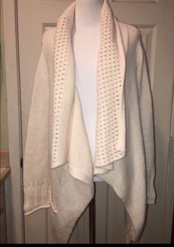 Michael Kors waterfall cardigan sweater Sz Medium